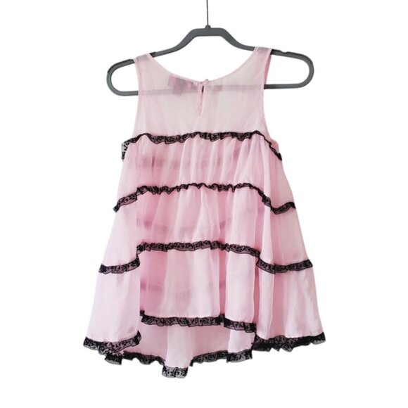 Vintage Y2K La Senza Coquette Mean Girls Chiffon Babydoll Lingerie Top S - Picture 3 of 7